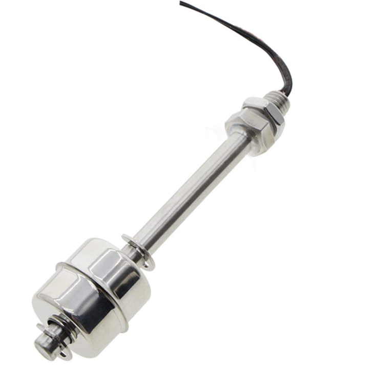 Paslanmaz Seviye Şalteri - Dikey Tip - M10 - L:150mm